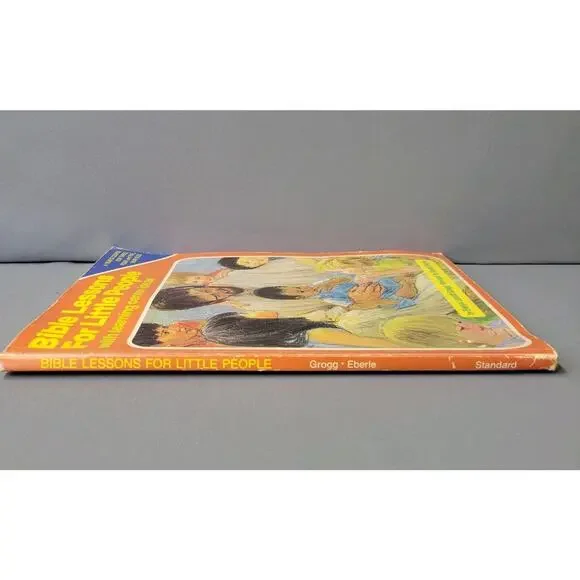 Vintage Bible Lessons for Little People Book 1980 Paperback by Evelyn Grogg